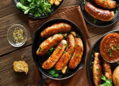 طرز تهیه سوسیس بوقلمون طرز تهیه سوسیس بوقلمون